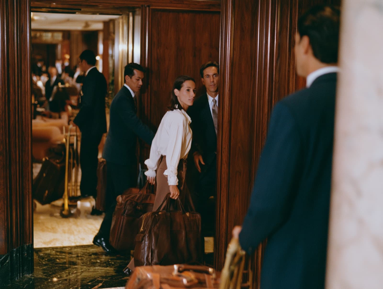 Members socialising in a members' club