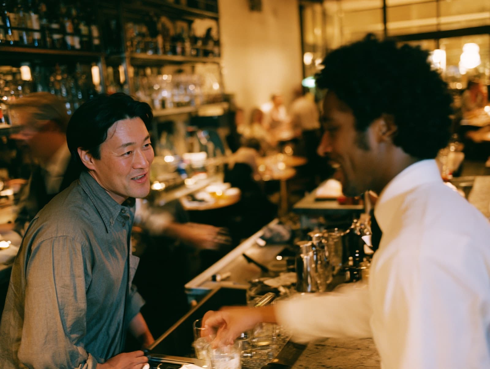 A member enjoying a members' club