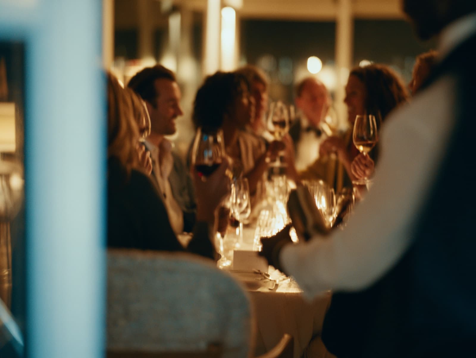 Members socialising in a members' club