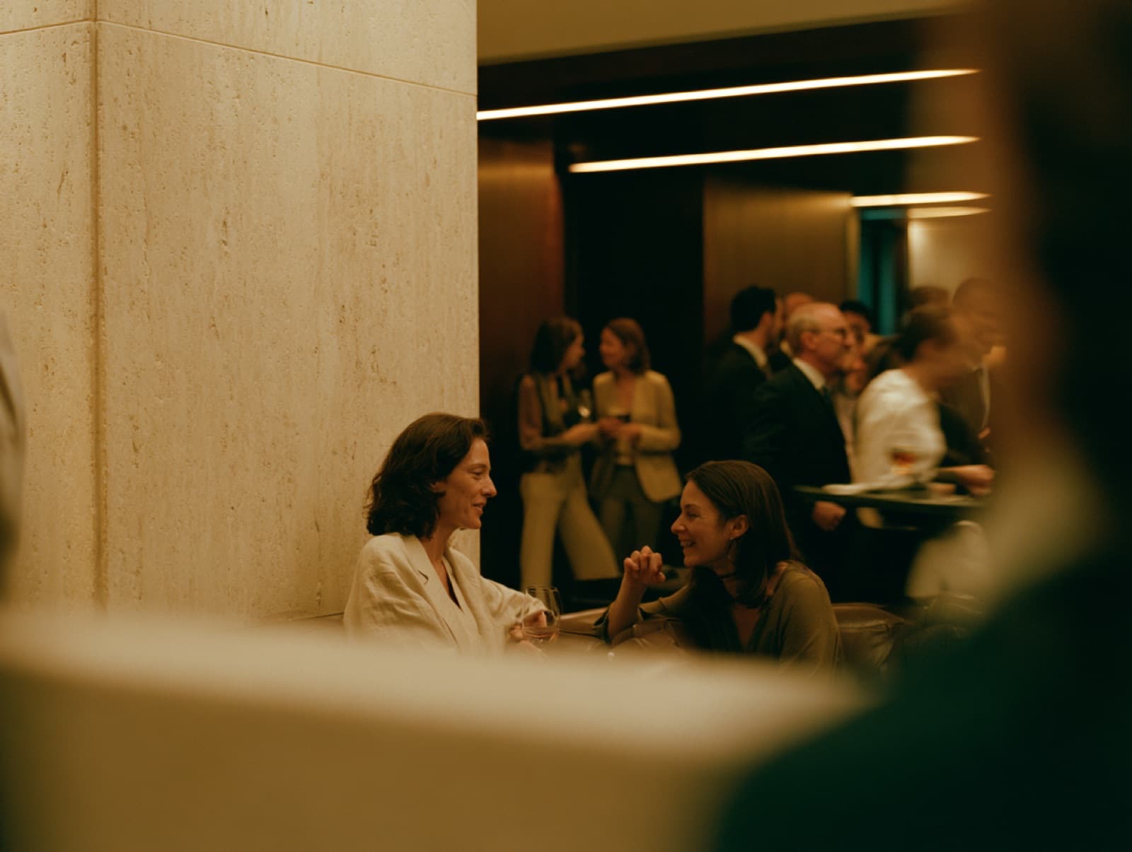 A member enjoying a members' club