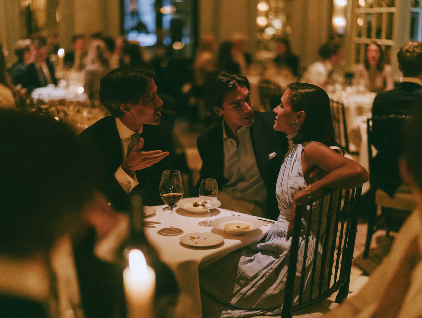 Members socialising in a members' club